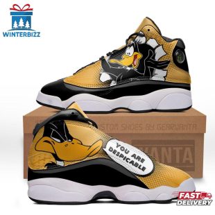 Daffy Duck Style Air Jordan 13 Shoes
