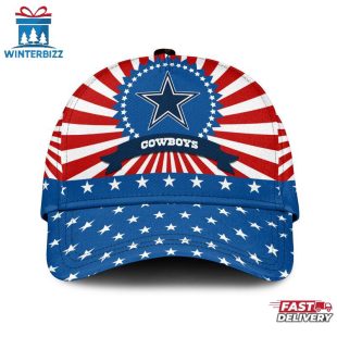 Dallas Cowboys Sport US Flag Pattern Independence Day Classic Cap