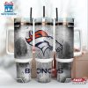 Denver Broncos NFL Fingerprint Effect Tumbler 40Oz With Handle