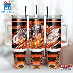 Denver Broncos NFL Mascot Sport Tumbler 40Oz With Handle