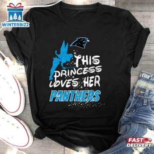 Fairy Carolina Panthers NFL 2D T-Shirt For Fans