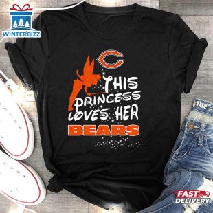 Fairy Chicago Bears NFL 2D T-Shirt For Fans