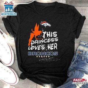 Fairy Denver Broncos NFL 2D T-Shirt For Fans