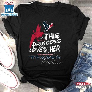Fairy Houston Texans NFL 2D T-Shirt For Fans