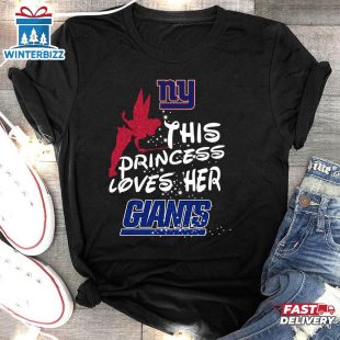 Fairy New York Giants NFL 2D T-Shirt For Fans