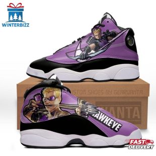 Hawkeye Super Heroes Air Jordan 13 Shoes