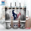 Houston Texans NFL Fingerprint Effect Tumbler 40Oz With Handle