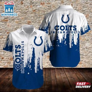 Indianapolis Colts Football Magic Pattern Hawaiian Shirt
