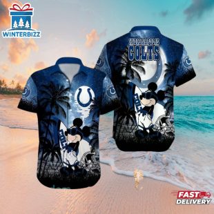 Indianapolis Colts Mickey Summer Pattern Hawaiian Shirt