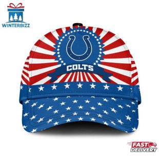 Indianapolis Colts Sport US Flag Pattern Independence Day Classic Cap