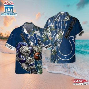 Indianapolis Colts Tropic Rush Hawaiian Shirt