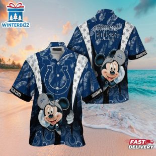 Indianapolis Colts Victory Waves Hawaiian Shirt