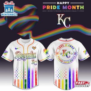 Kansas City Royals MLB x Happy Pride Month Baseball Jersey Shirts Gift For Fan