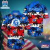 Kansas Jayhawks Summer Aloha Hawaiian Shirt Gift For Fans
