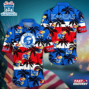 Kansas Jayhawks Summer Aloha Hawaiian Shirt Gift For Fans