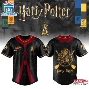Los Angeles Angels MLB x Harry Potter Sport Baseball Jersey Shirts