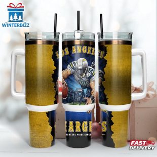 Los Angeles Chargers NFL Mascot Tumbler 40Oz With Handle