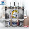 Los Angeles Rams NFL Fingerprint Effect Tumbler 40Oz With Handle