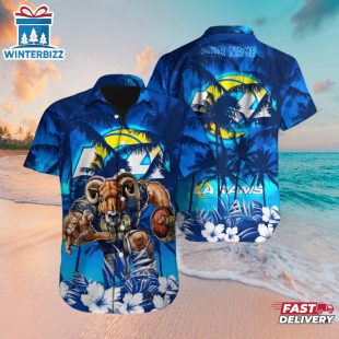 Los Angeles Rams Tropical Night Hawaiian Shirt