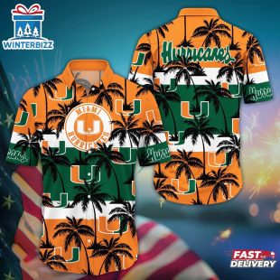 Miami Hurricanes Summer Aloha Hawaiian Shirt Gift For Fans