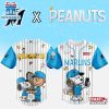 Miami Marlins MLB x Peanuts Baseball Jersey Shirt