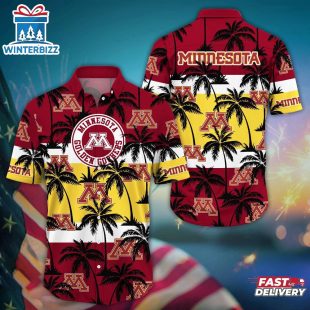 Minnesota Golden Gophers Summer Aloha Hawaiian Shirt Gift For Fans
