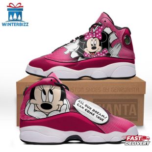 Minnie Style Air Jordan 13 Shoes