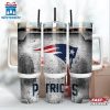 New England Patriots NFL Fingerprint Effect Tumbler 40Oz With Handle