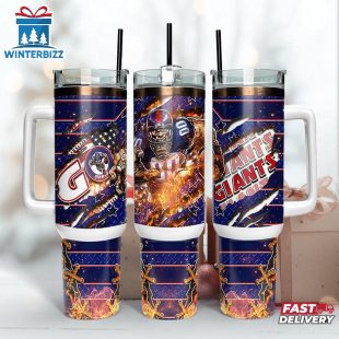 New York Giants NFL Mascot Sport Tumbler 40Oz With Handle