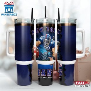 New York Giants NFL Mascot Tumbler 40Oz With Handle