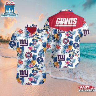 New York Giants Summer Paradise Hawaiian Shirt