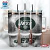 New York Jets NFL Fingerprint Effect Tumbler 40Oz With Handle