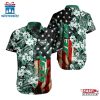 New York Jets Patriotic Floral Hawaiian Shirt