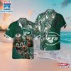 New York Jets Tropical Gridiron Hawaiian Shirt