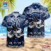 New York Yankees Team Tree Pattern Hawaiian Shirt
