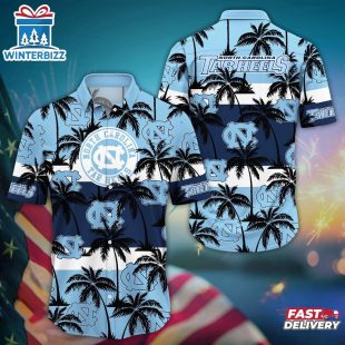 North Carolina Tar Heels Summer Aloha Hawaiian Shirt Gift For Fans