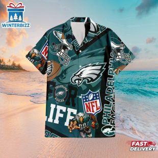 Philadelphia Eagles For Life Hawaiian Shirt