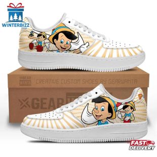 Pinocchio Air Force 1 Shoes Gifts For Fan