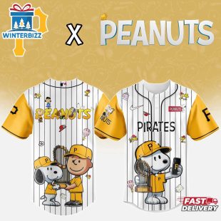 Pittsburgh Pirates MLB x Peanuts Baseball Jersey Shirt