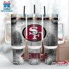 San Francisco 49ers NFL Fingerprint Effect Tumbler 40Oz With Handle