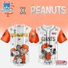 San Francisco Giants MLB x Peanuts Baseball Jersey Shirt