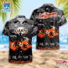 San Francisco Giants Team Tree Pattern Hawaiian Shirt