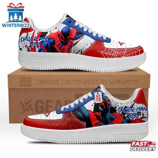 Spider-Man 2099 Spider-Verse Air Force 1 Shoes Gifts For Fan