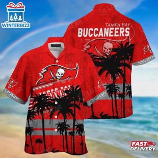 Tampa Bay Buccaneers Skull & Viking Hawaiian Shirt