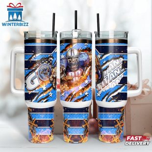 Tennessee Titans NFL Mascot Sport Tumbler 40Oz With Handle