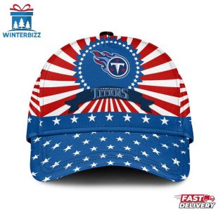 Tennessee Titans Sport US Flag Pattern Independence Day Classic Cap