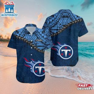 Tennessee Titans Tribal Pride Hawaiian Shirt