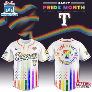Texas Rangers MLB x Happy Pride Month Baseball Jersey Shirts Gift For Fan