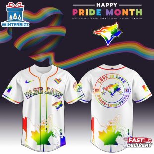 Toronto Blue Jays MLB x Happy Pride Month Baseball Jersey Shirts Gift For Fan