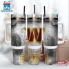 Washington Commanders NFL Fingerprint Effect Tumbler 40Oz With Handle 1 Washington Commanders NFL Fingerprint Effect Tumbler 40Oz With Handle